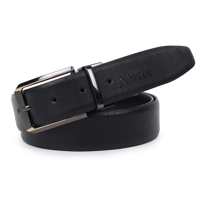 Mens Black Leather Belt