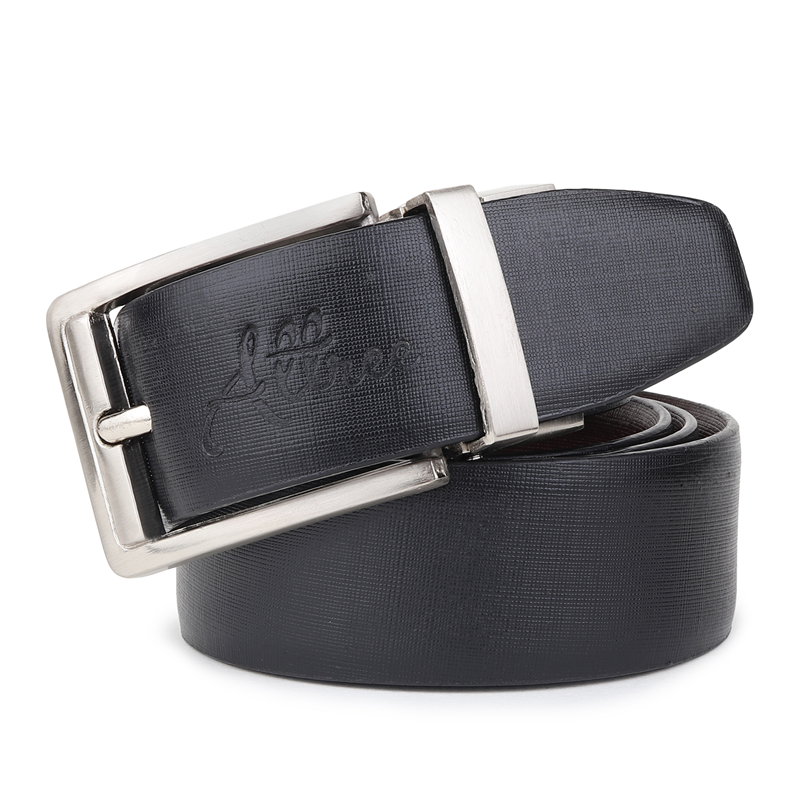 Mens Black Leather Belt