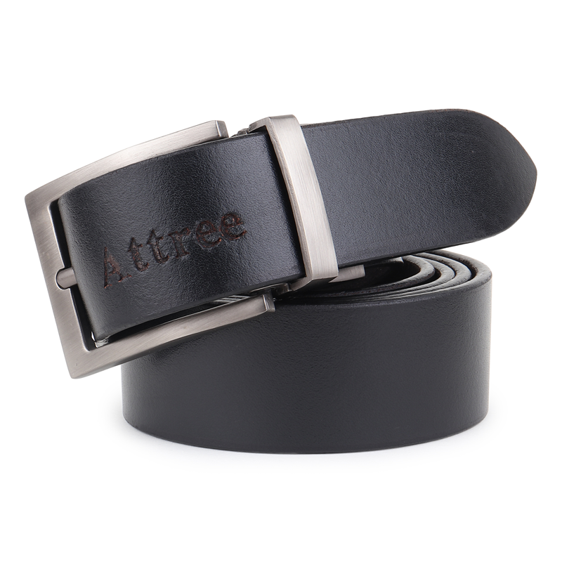 Mens Black Leather Belt