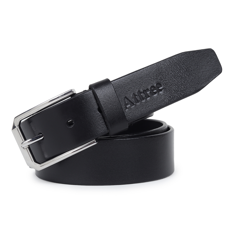 Mens Black Leather Belt